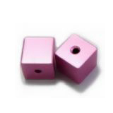 EAF8C0705- 20 pcs eloxiertes Alu Würfel 8x8 rosa