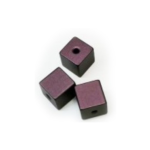 EAF8C8004- 20 pcs eloxiertes Alu Würfel 8x8 bordo