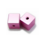 EAF8C0705B- 20 pcs eloxiertes Alu Würfel 8x8 rosa