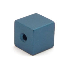 EAF8C8021- 20 pcs eloxiertes Alu Würfel 8x8 d. blau